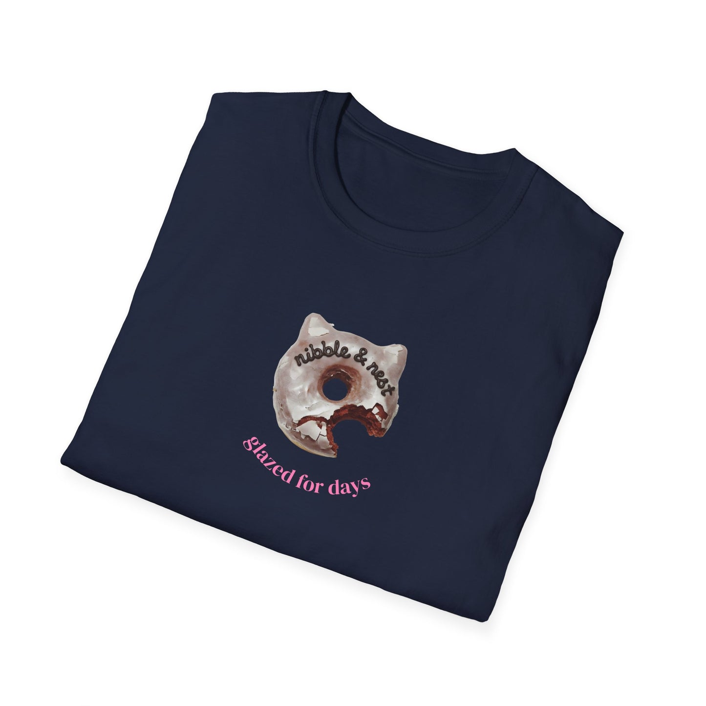Cat Glazed Doughnut Short-sleeve T-shirt
