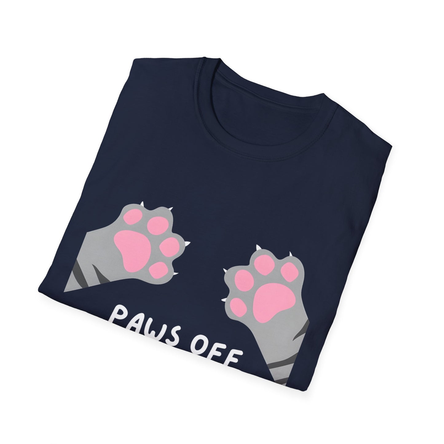 Paws Off Tabby Cat Graphic T-shirt