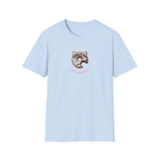 Cat Glazed Doughnut Short-sleeve T-shirt