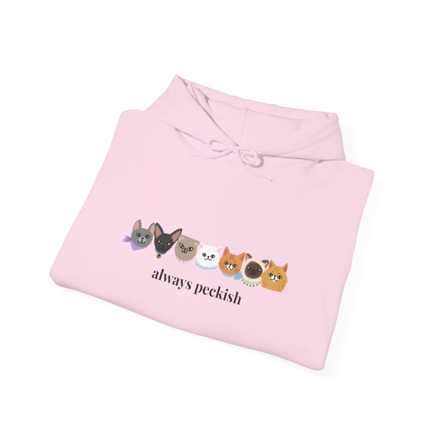 Always Peckish Cozy Cat Hoodie