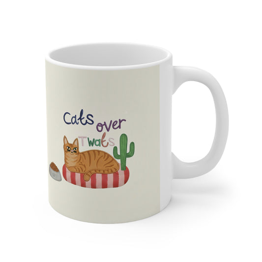 Cats Over Twats Mug