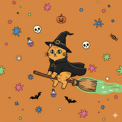 Spooky & Sweet Feline Frights