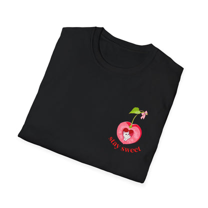 Cherry Cat Short-sleeve T-shirt