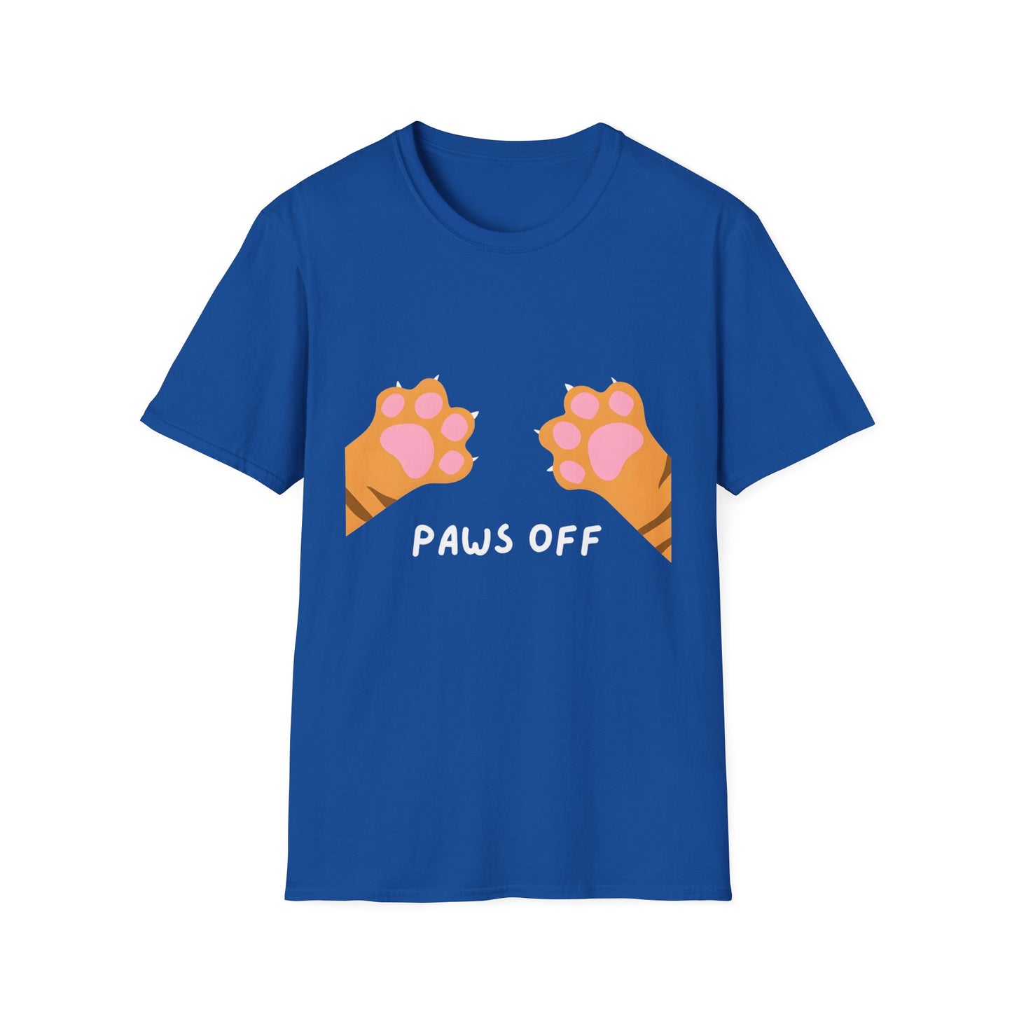 Paws Off Orange Cat Graphic T-shirt