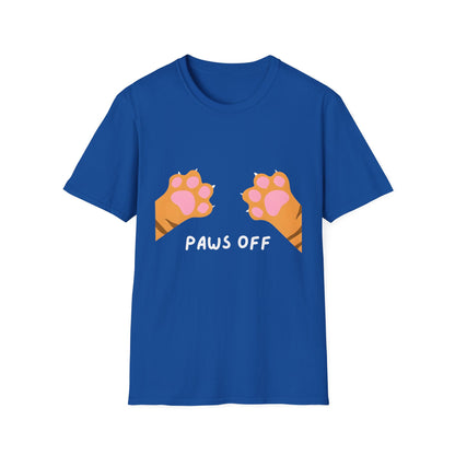 Paws Off Orange Cat Graphic T-shirt