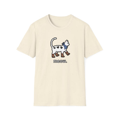 Retro Pixel Cat Cowboy Cat T-shirt