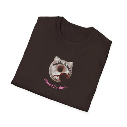 Cat Glazed Doughnut Short-sleeve T-shirt