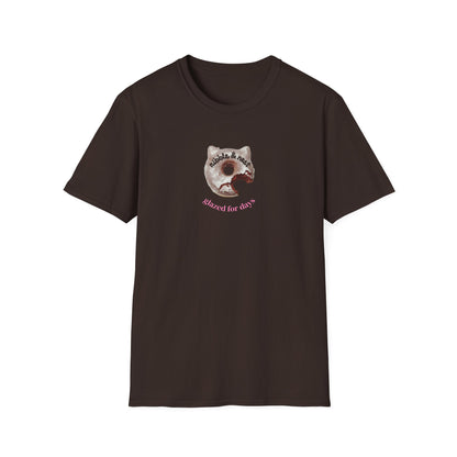 Cat Glazed Doughnut Short-sleeve T-shirt