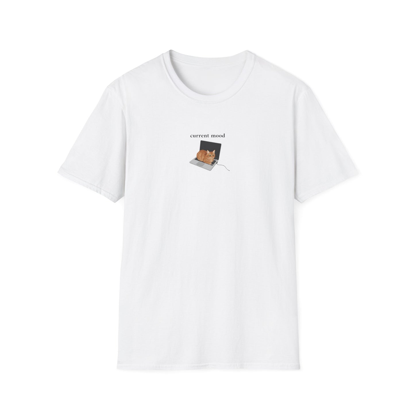 Orange Cat Mood T-shirt