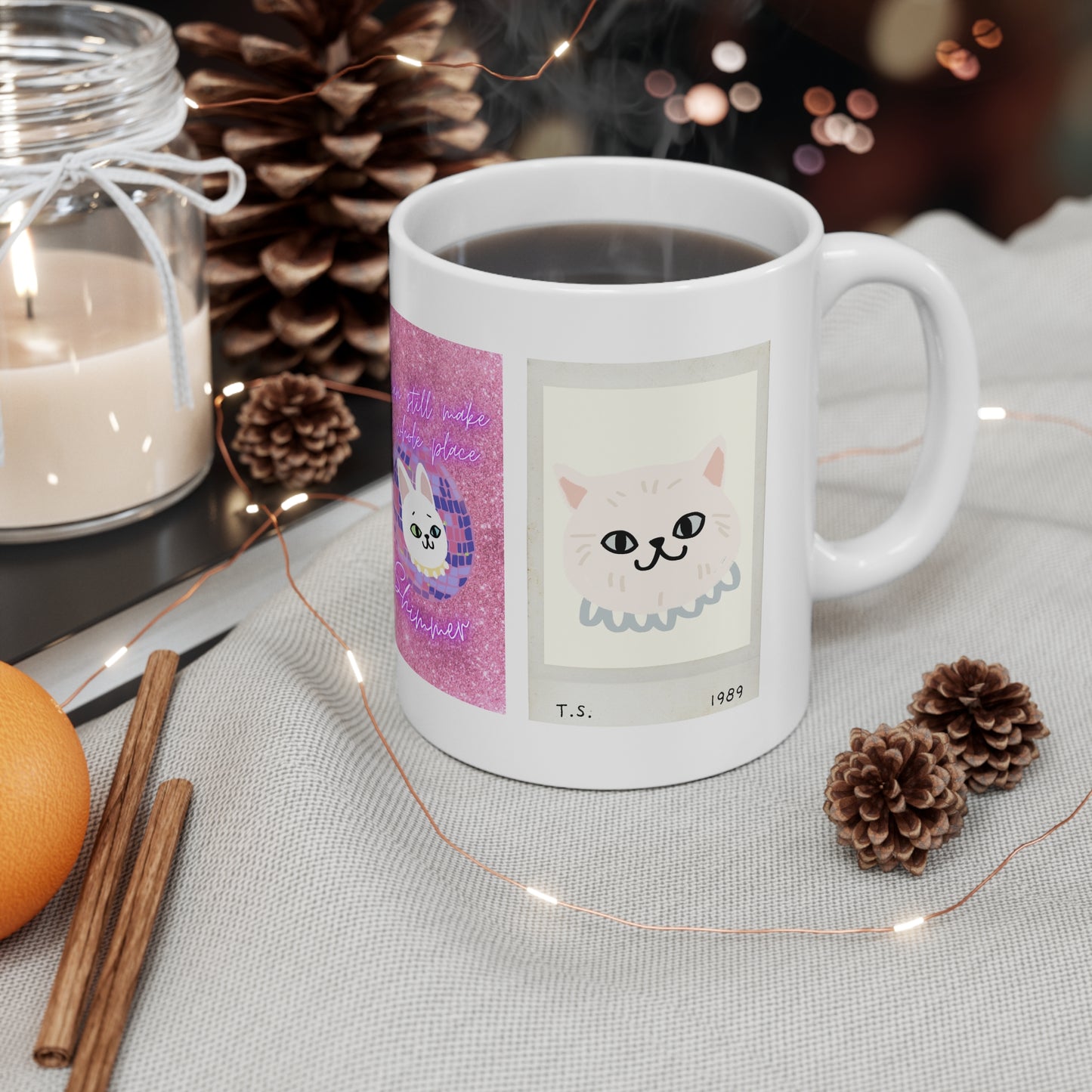 Swiftie Cat Album Cover Mug