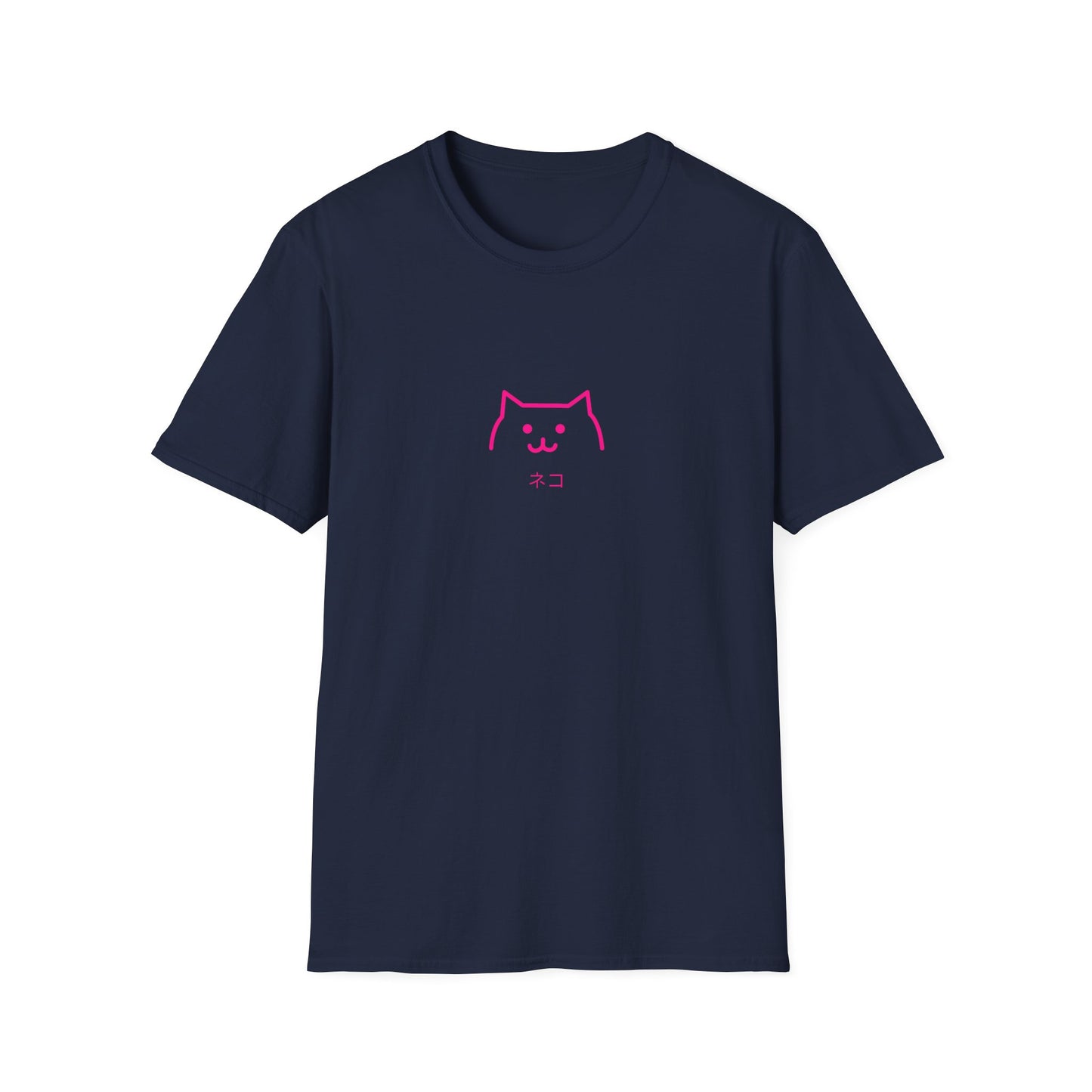 Japenese Neko Cat Graphic T-shirt