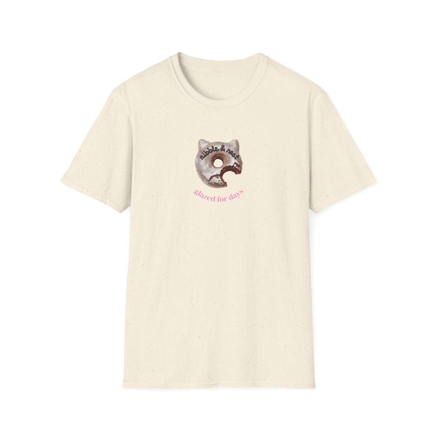Cat Glazed Doughnut Short-sleeve T-shirt
