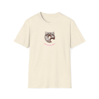 Cat Glazed Doughnut Short-sleeve T-shirt
