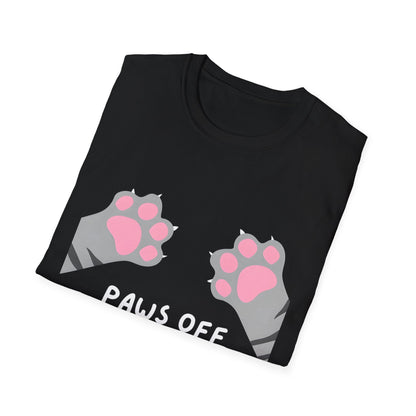 Paws Off Tabby Cat Graphic T-shirt