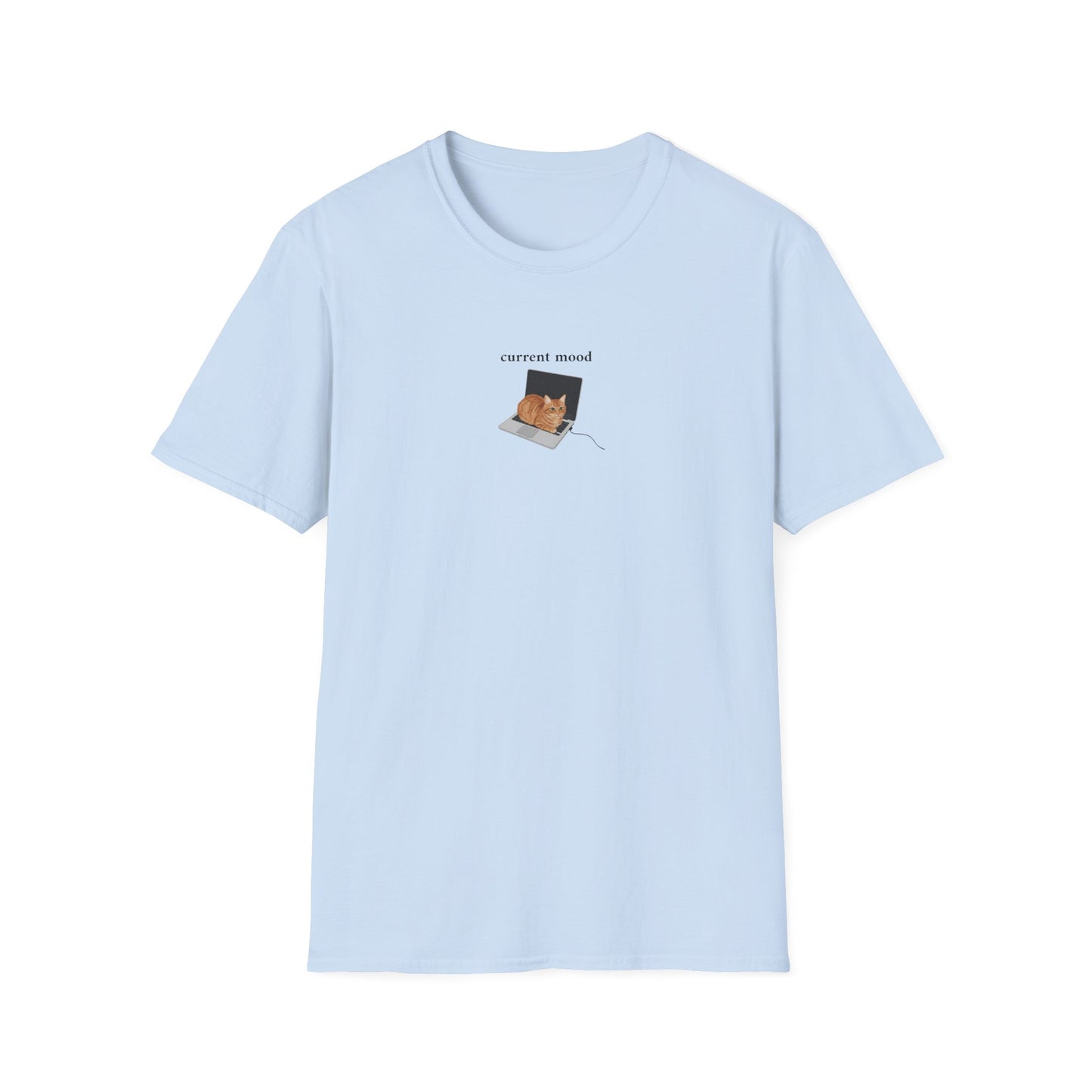 Orange Cat Mood T-shirt