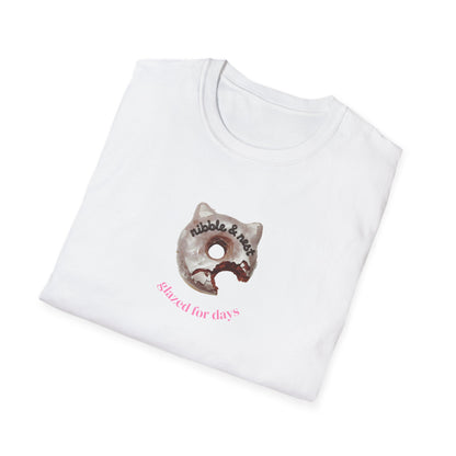 Cat Glazed Doughnut Short-sleeve T-shirt