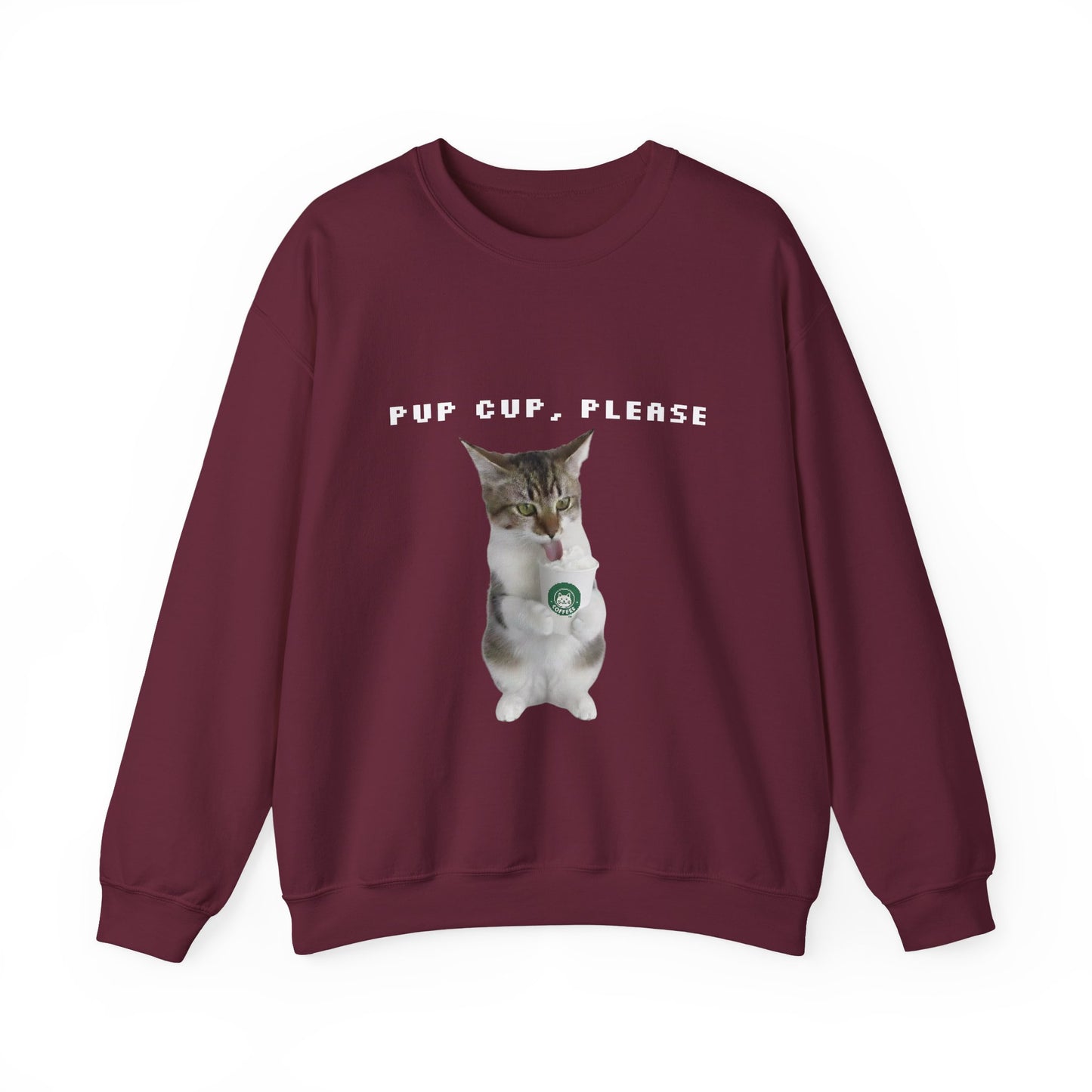 Pup cup, please Cat Graphic T-Shirt