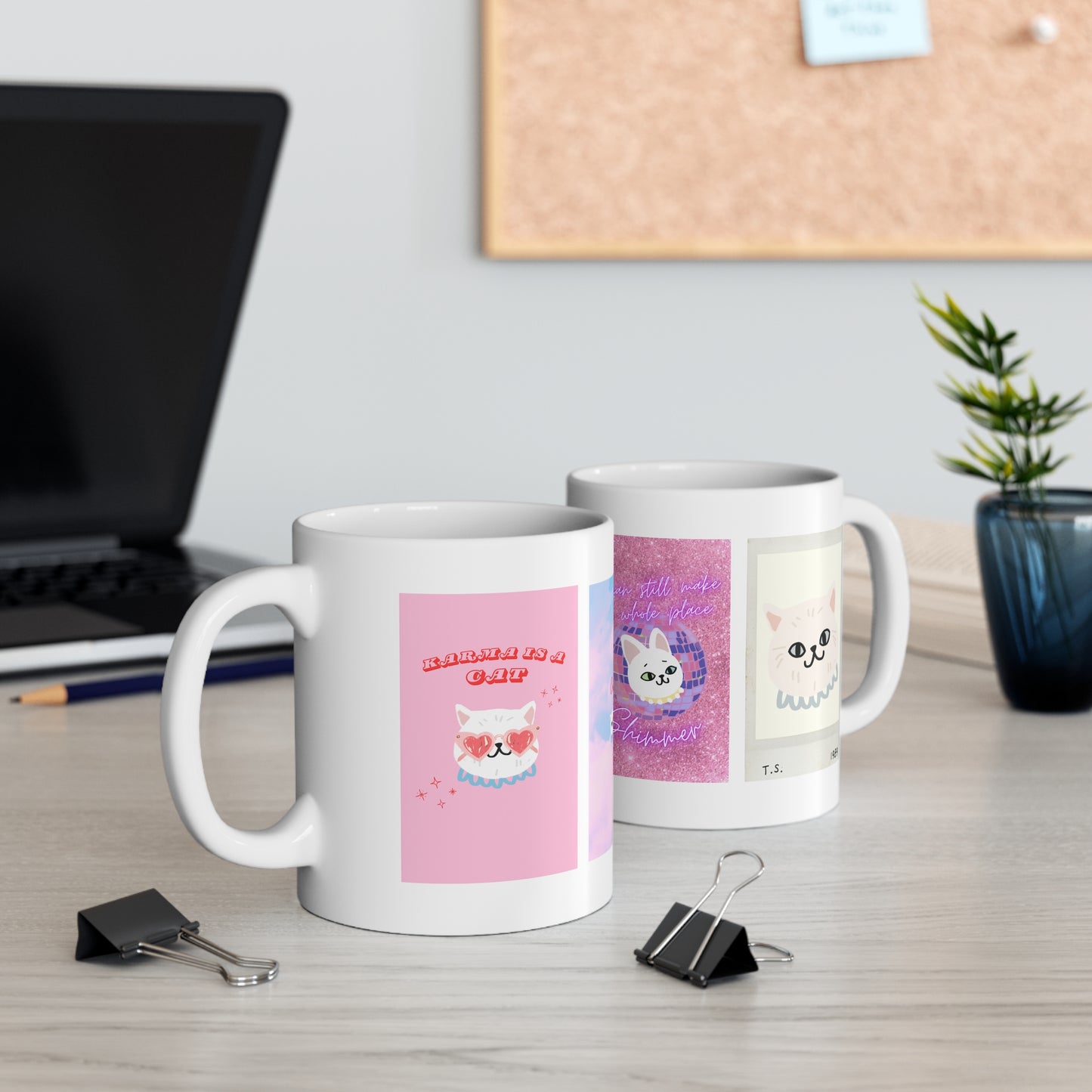 Swiftie Cat Album Cover Mug