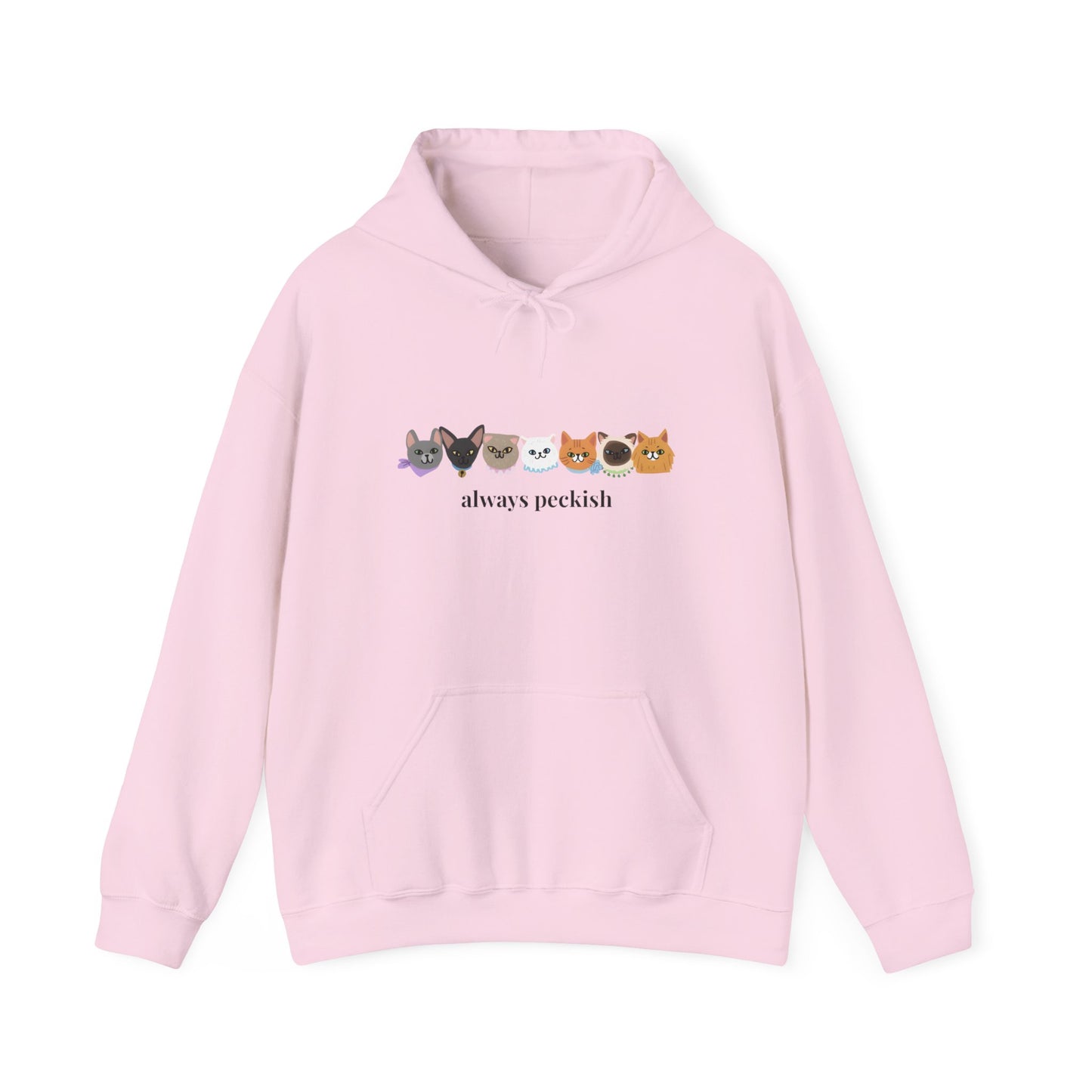 Always Peckish Cozy Cat Hoodie