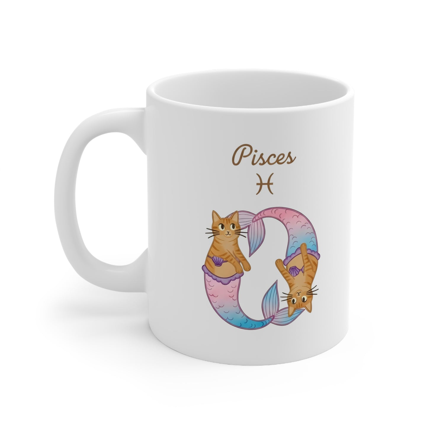 Pisces Cat Zodiac Mug