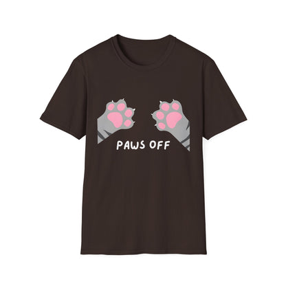 Paws Off Tabby Cat Graphic T-shirt