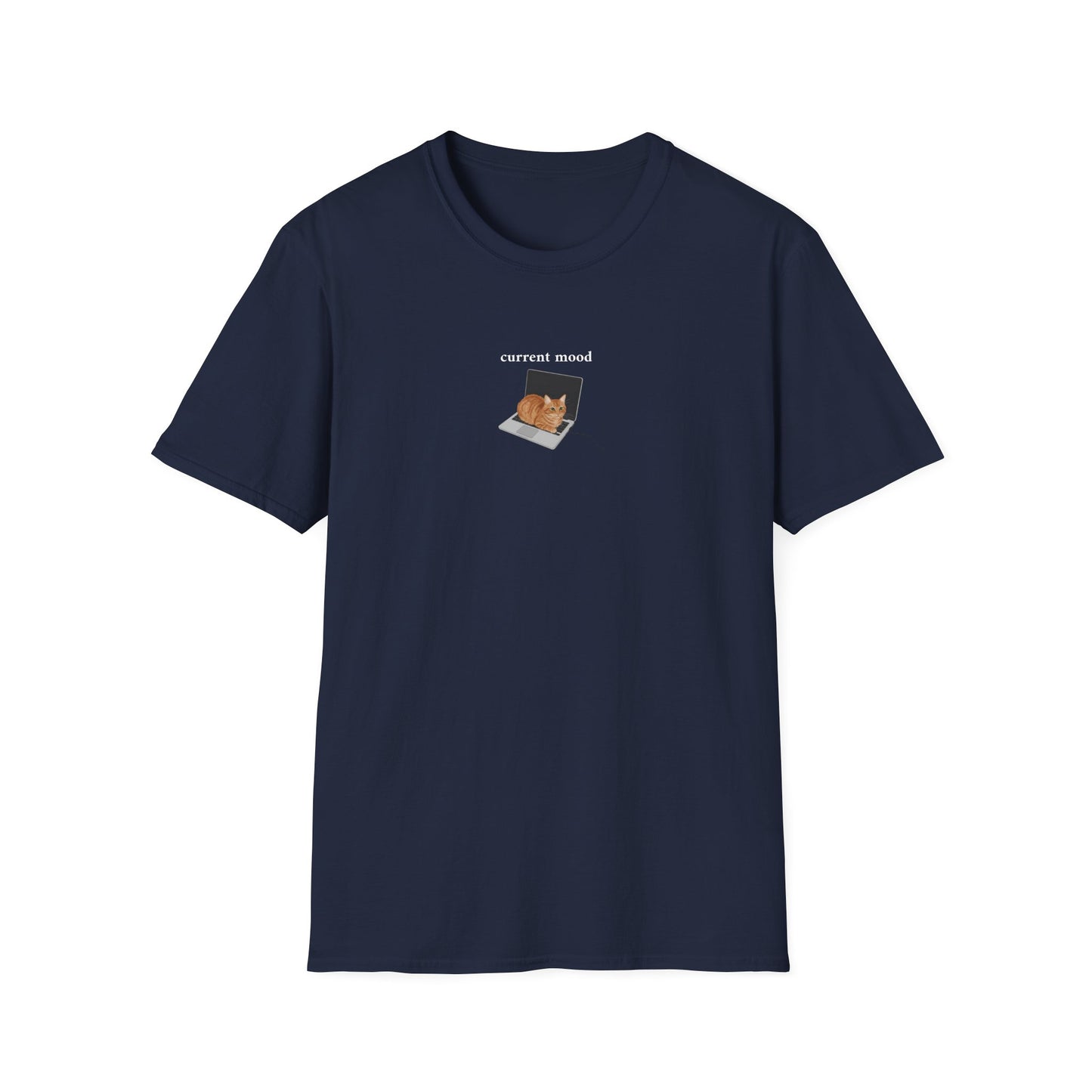 Orange Cat Mood T-shirt