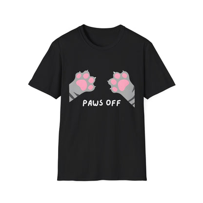 Paws Off Tabby Cat Graphic T-shirt