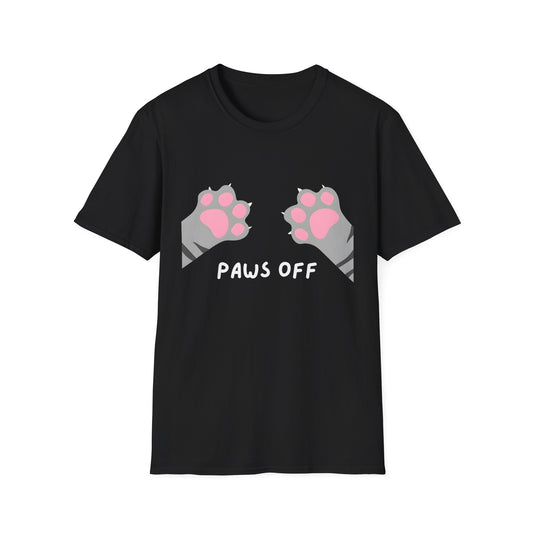 Paws Off Tabby Cat Graphic T-shirt