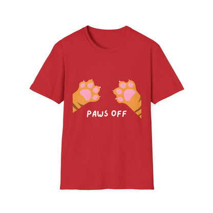 Paws Off Orange Cat Graphic T-shirt