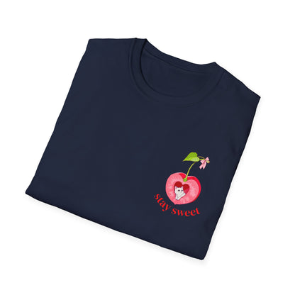 Cherry Cat Short-sleeve T-shirt