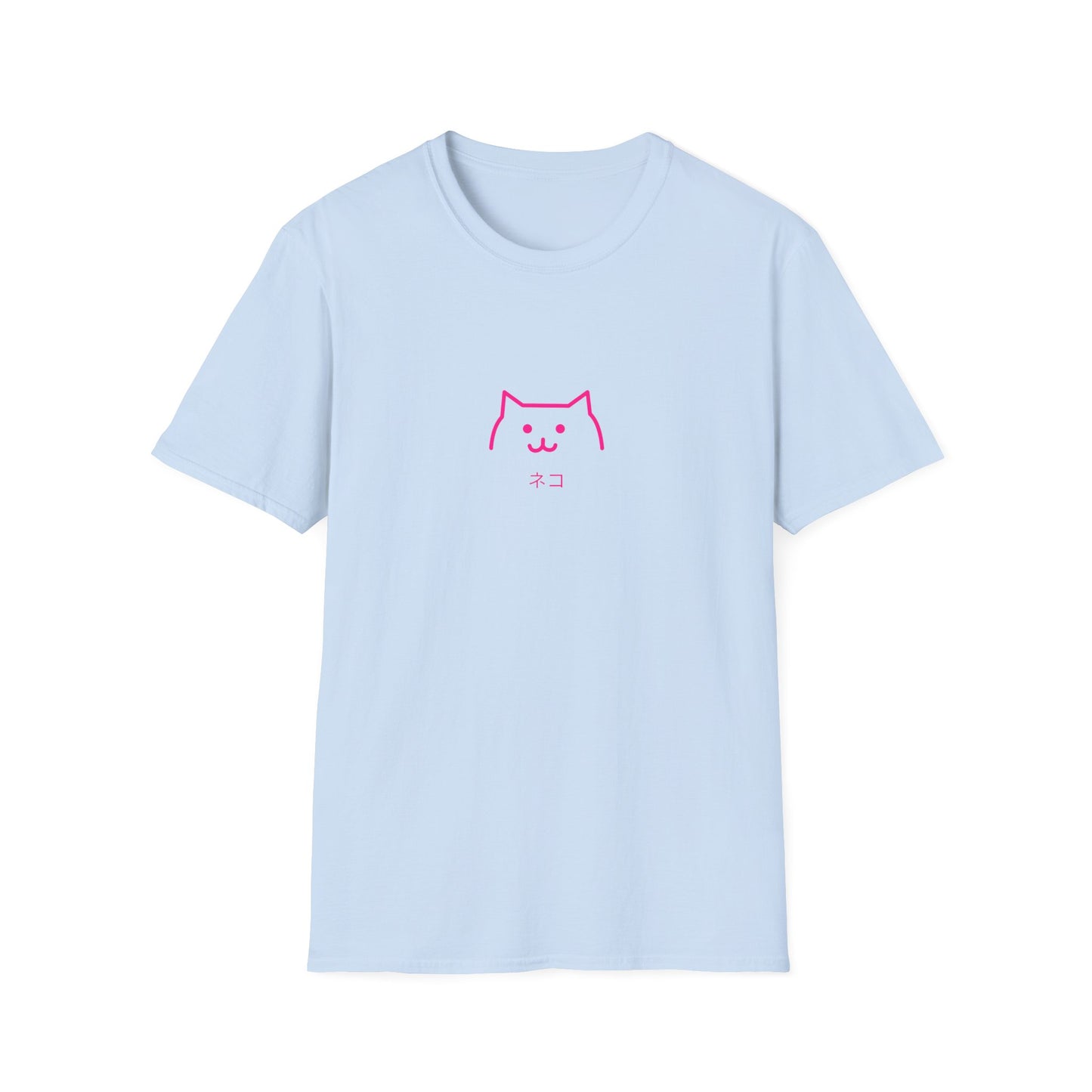 Japenese Neko Cat Graphic T-shirt