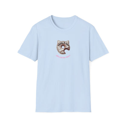 Cat Glazed Doughnut Short-sleeve T-shirt
