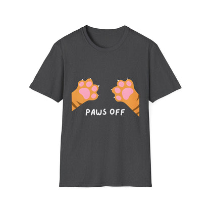 Paws Off Orange Cat Graphic T-shirt