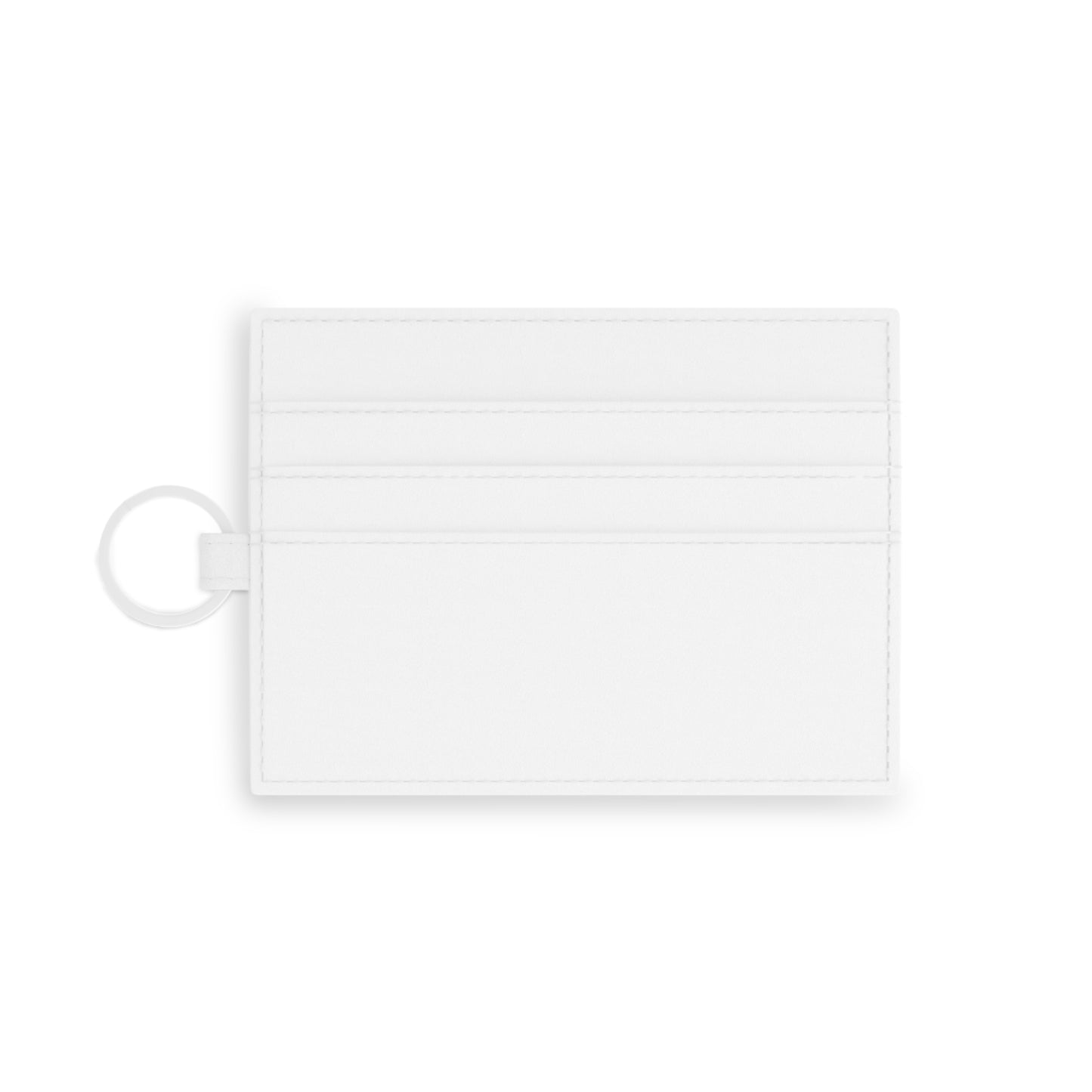 Cat & Doughnuts Vegan Leather Card Holder