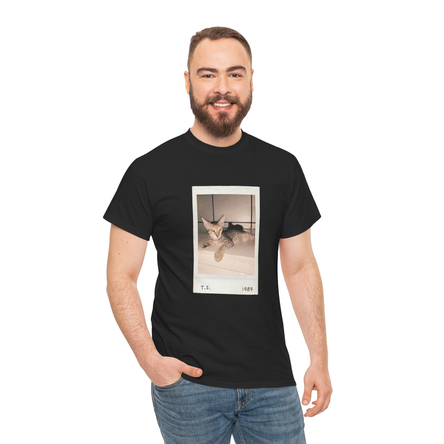 1989 Tabby Cat Polaroid T-shirt