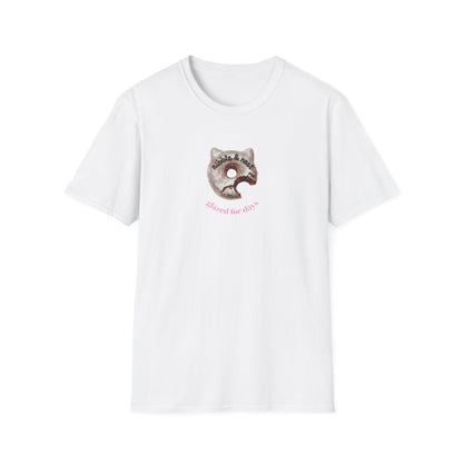 Cat Glazed Doughnut Short-sleeve T-shirt