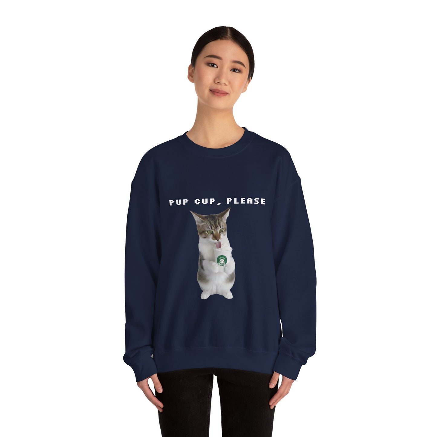 Pup cup, please Cat Graphic T-Shirt