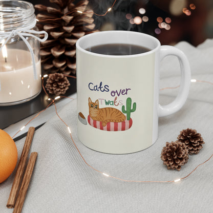 Cats Over Twats Mug