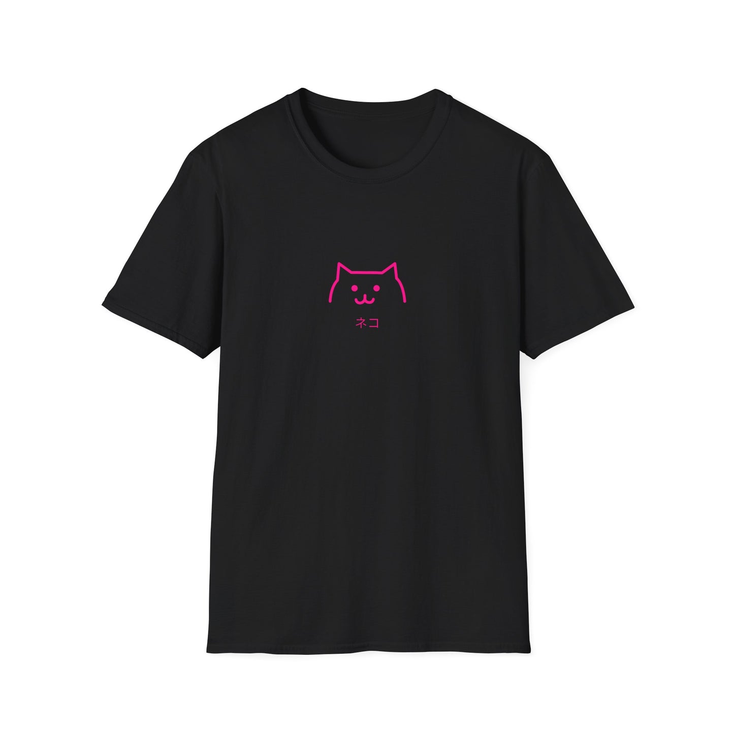 Japenese Neko Cat Graphic T-shirt