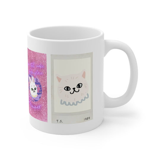 Swiftie Cat Album Cover Mug