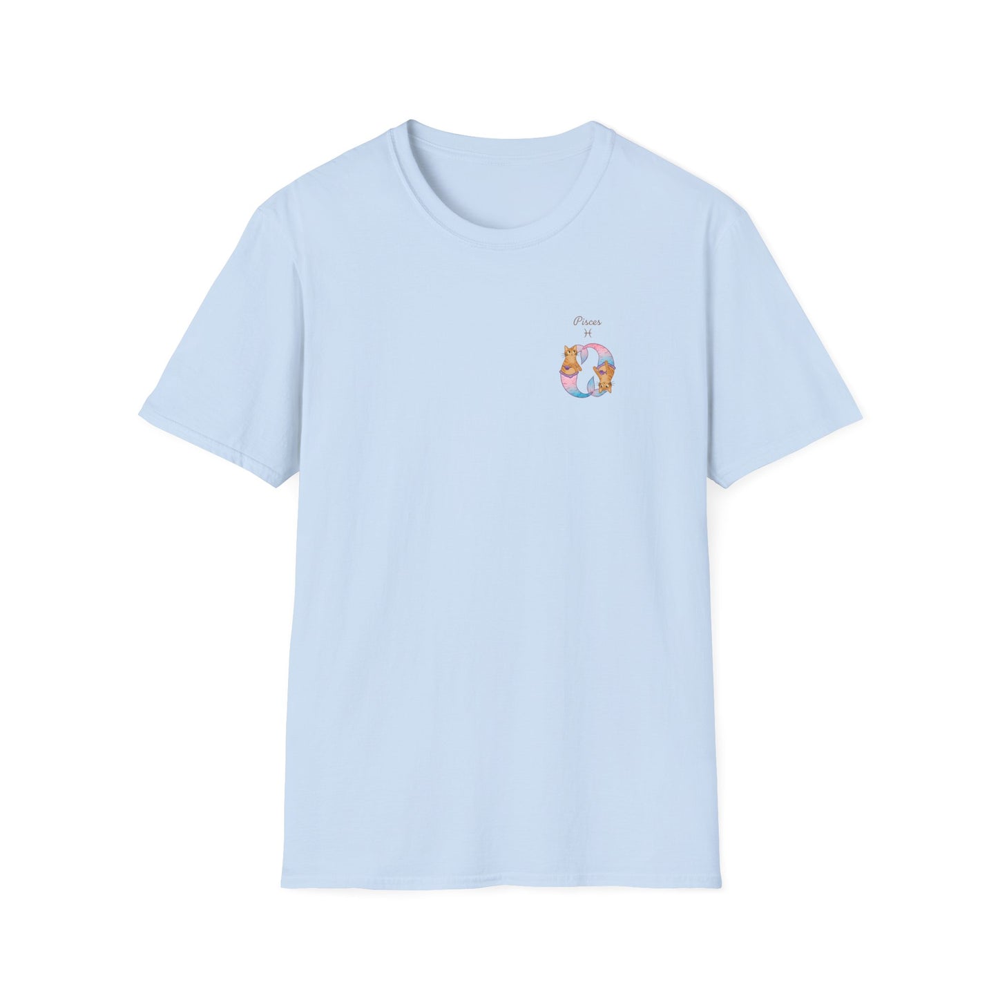 Pisces Cat Zodiac T-shirt
