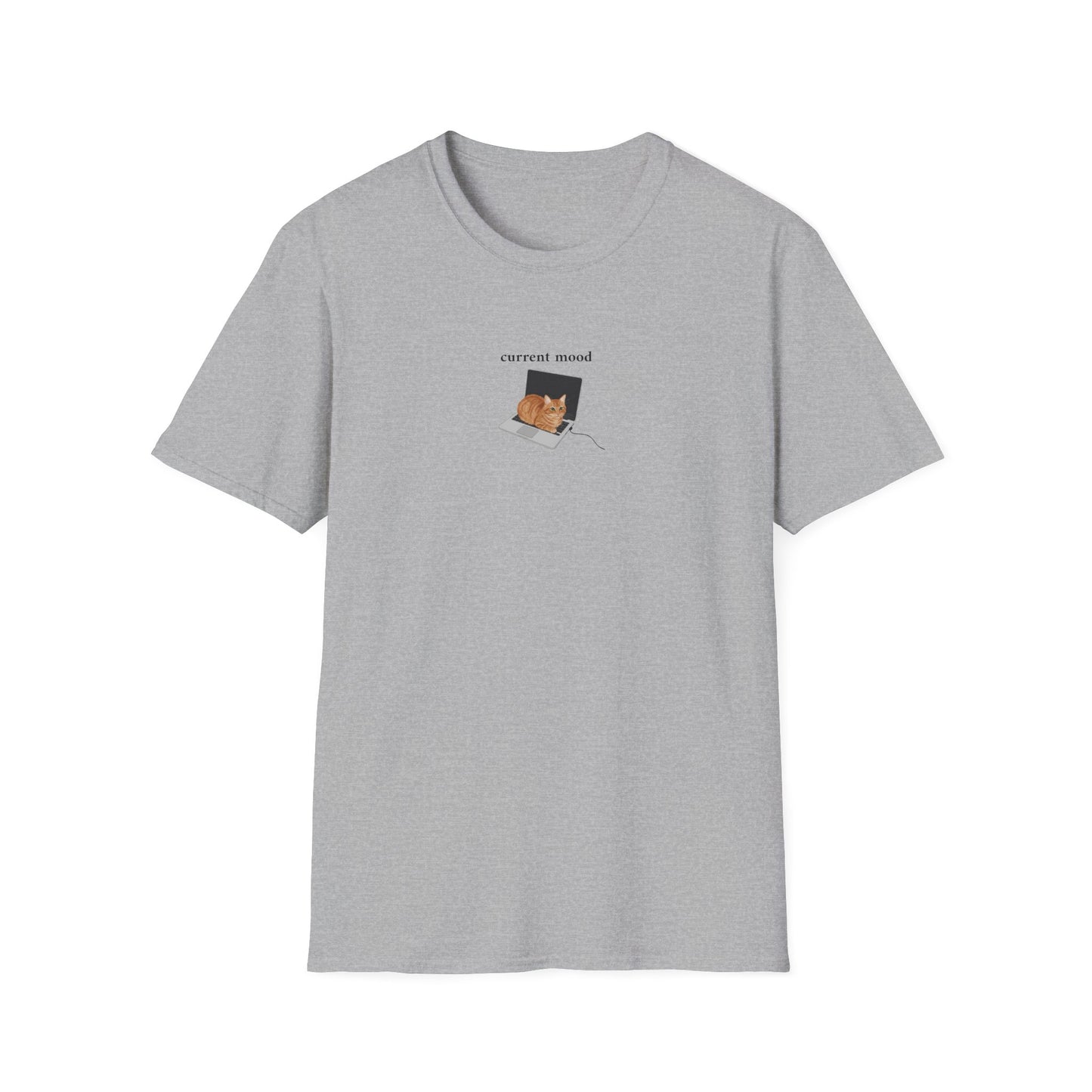 Orange Cat Mood T-shirt