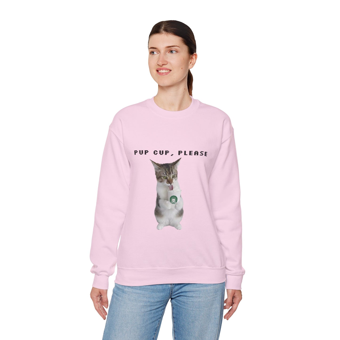 Pup cup, please Cat Graphic T-Shirt