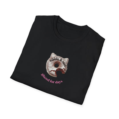 Cat Glazed Doughnut Short-sleeve T-shirt