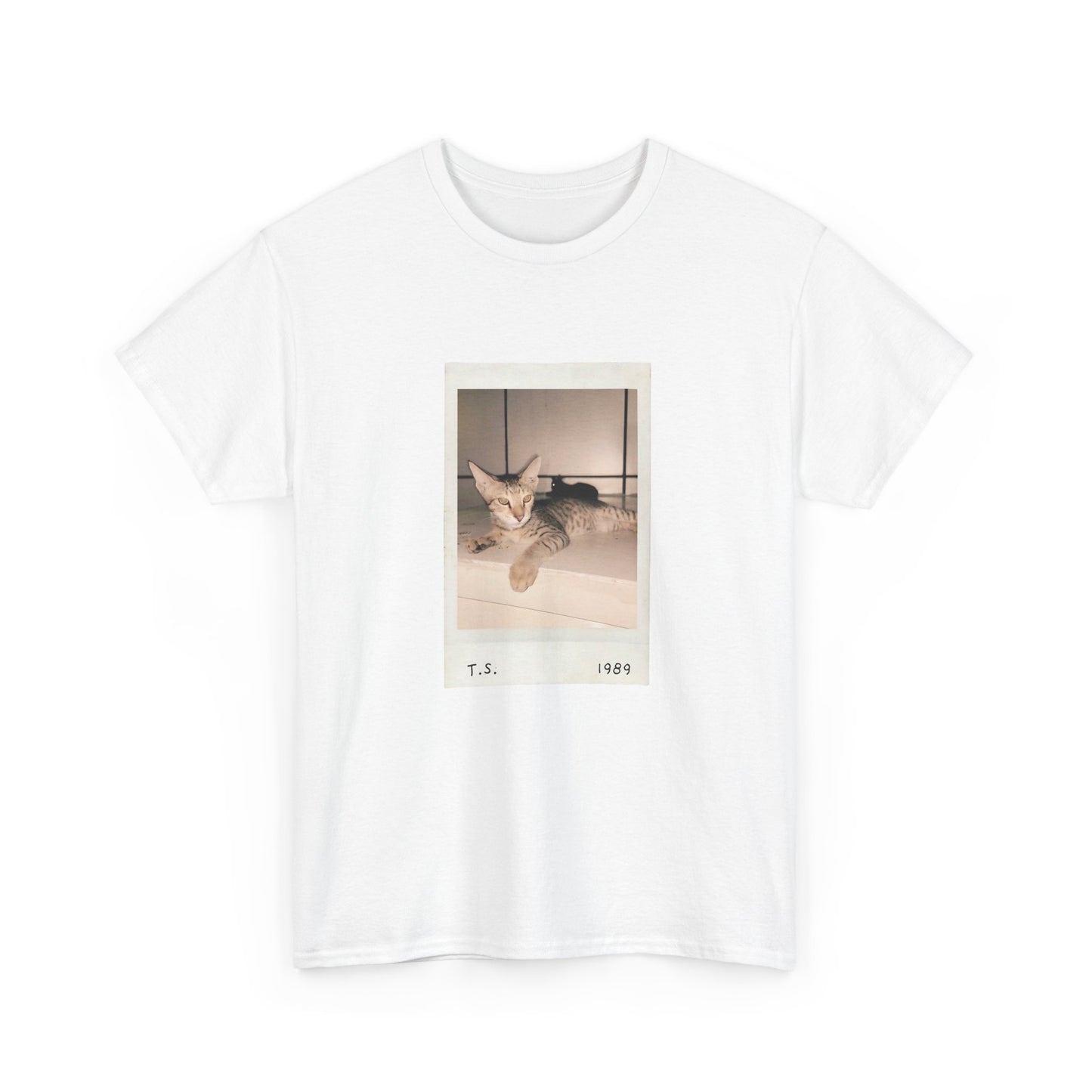 1989 Tabby Cat Polaroid T-shirt