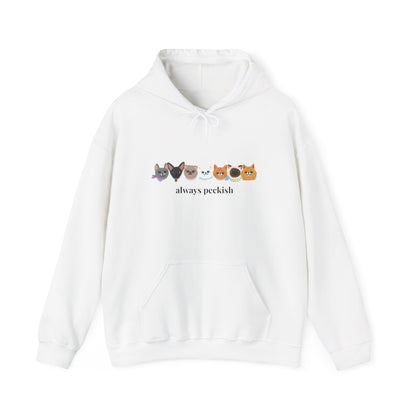 Always Peckish Cozy Cat Hoodie
