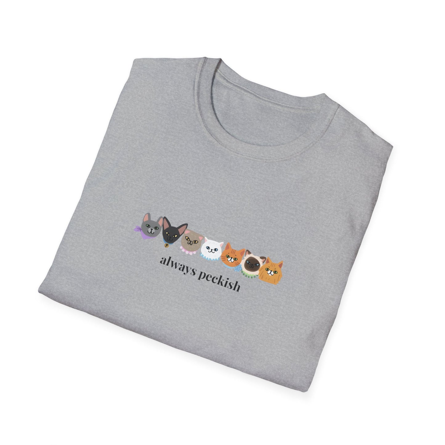 Always Peckish Cat Graphic T-shirt