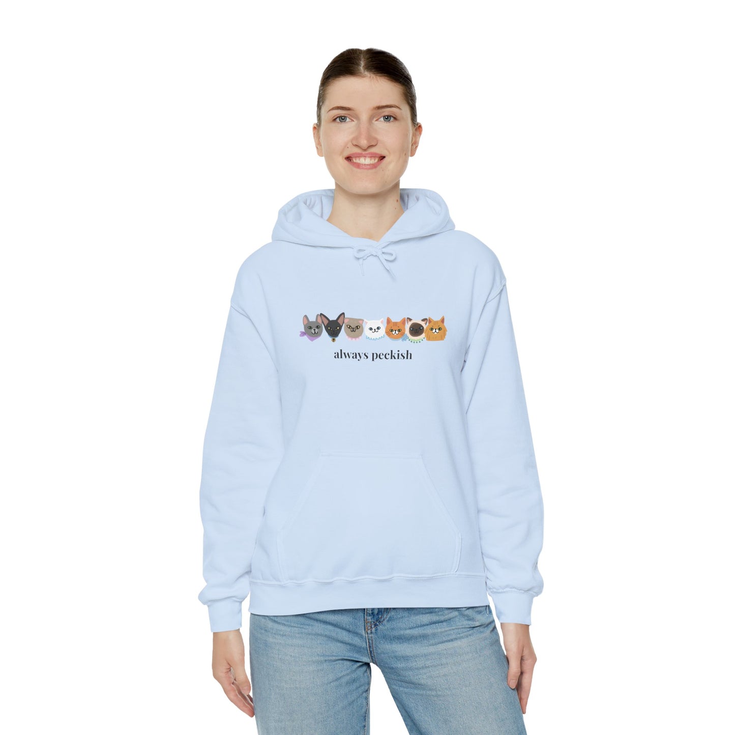 Always Peckish Cozy Cat Hoodie
