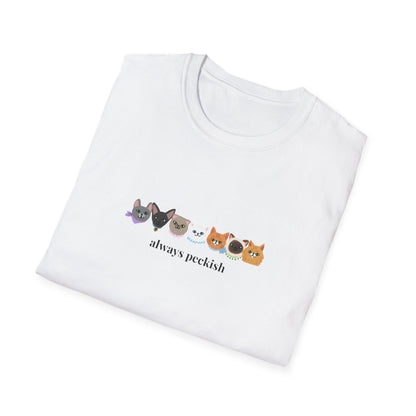 Always Peckish Cat Graphic T-shirt