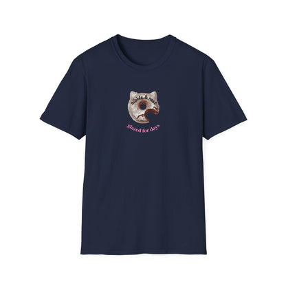 Cat Glazed Doughnut Short-sleeve T-shirt